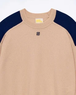 Pull Col Rond Bicolore Et Broderie*FROM FUTURE Outlet