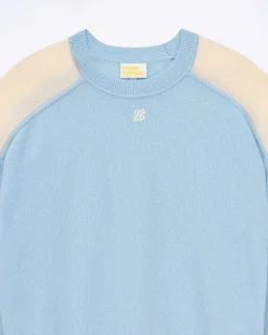 Pull Col Rond Bicolore Et Broderie*FROM FUTURE Discount