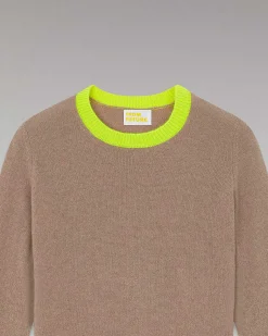 Pull Col Rond Bicolore Leger*FROM FUTURE Online