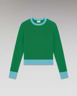 Pull Col Rond Bicolore Leger*FROM FUTURE Hot