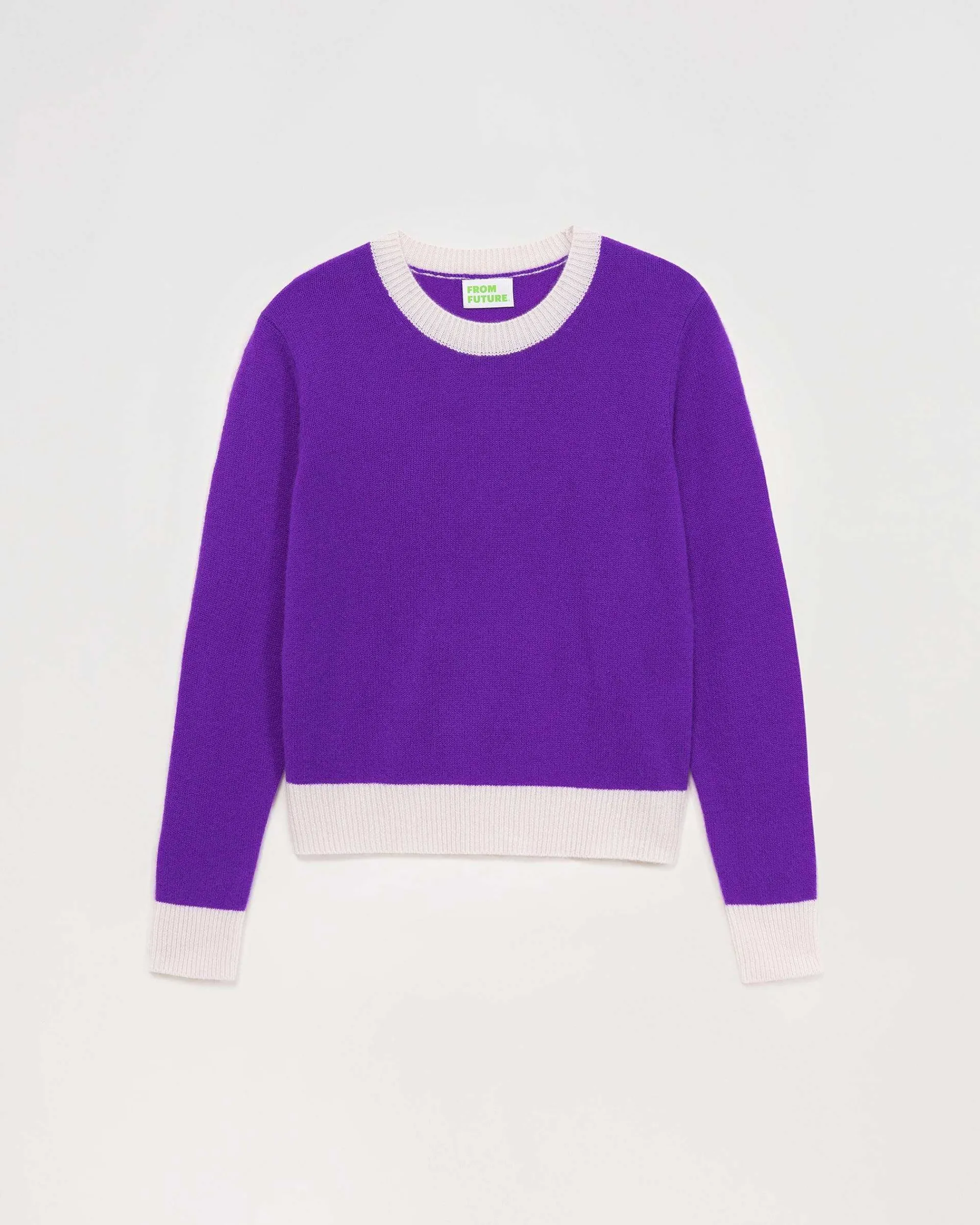 Pull Col Rond Bicolore Leger*FROM FUTURE Sale