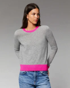 Pull Col Rond Bicolore Leger*FROM FUTURE New