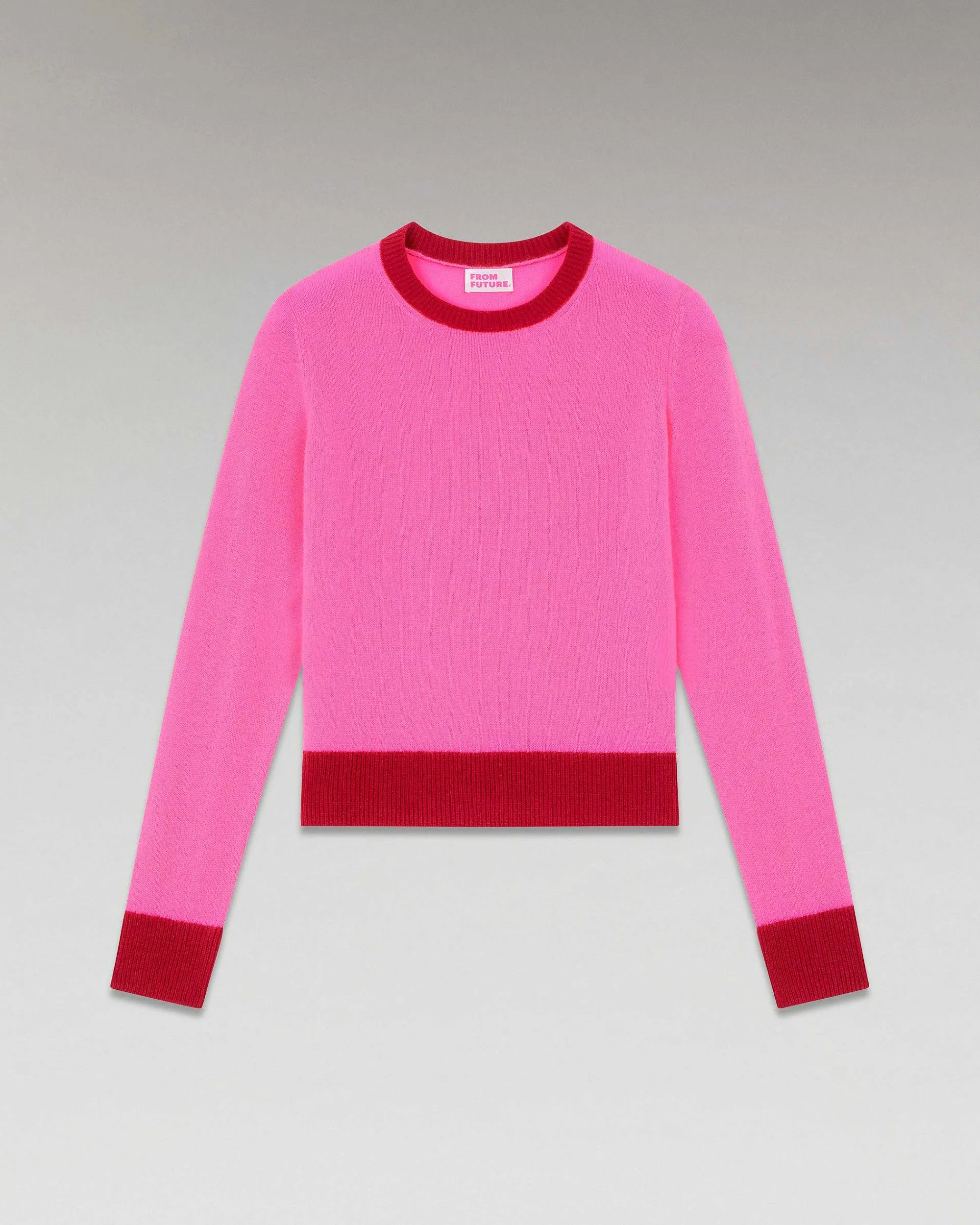 Pull Col Rond Bicolore Leger*FROM FUTURE New