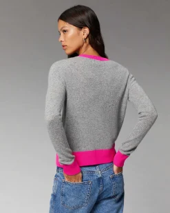 Pull Col Rond Bicolore Leger*FROM FUTURE Sale