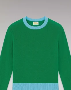 Pull Col Rond Bicolore Leger*FROM FUTURE Sale