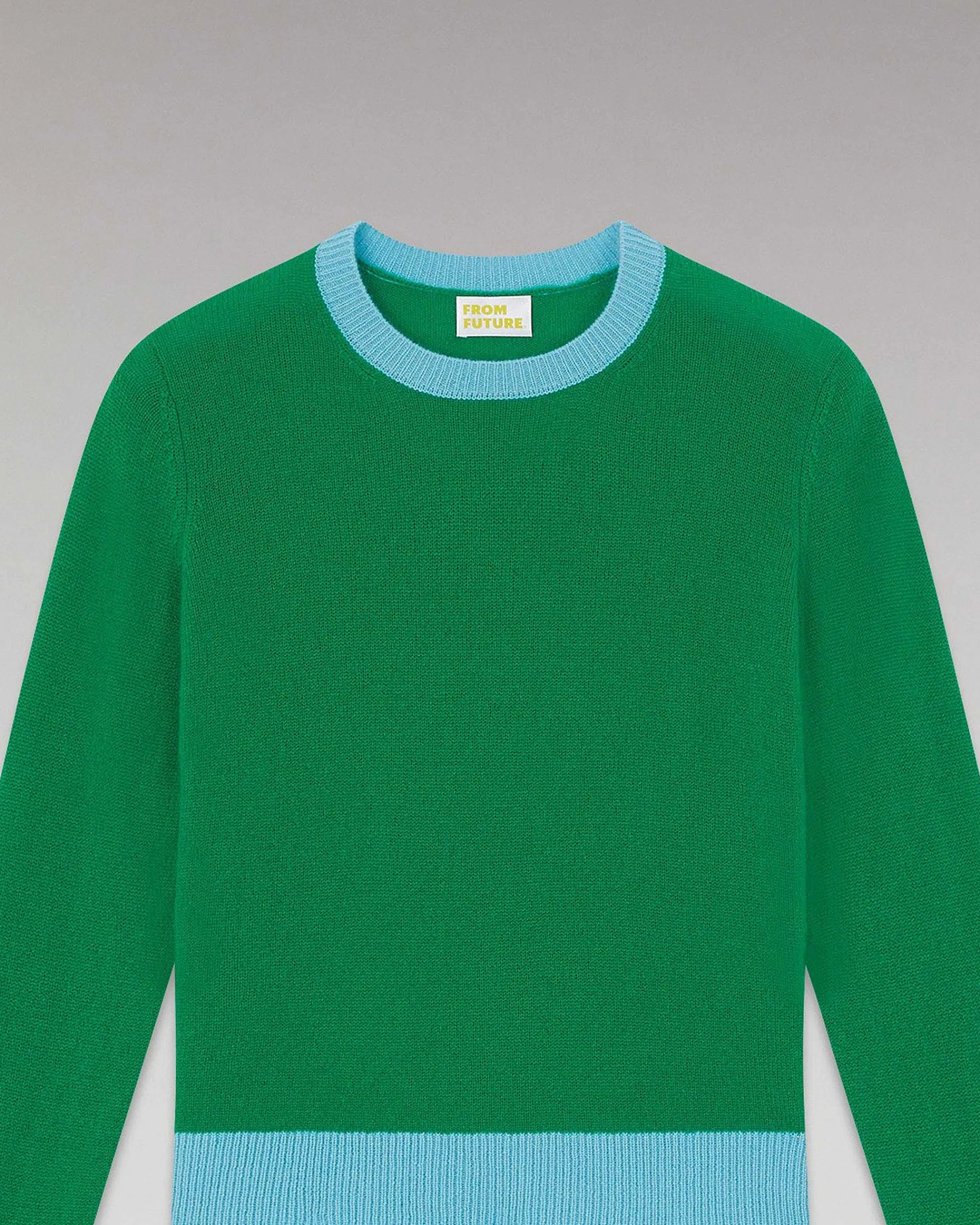 Pull Col Rond Bicolore Leger*FROM FUTURE Sale