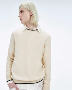 Pull Col Rond Bord Contraste*FROM FUTURE New