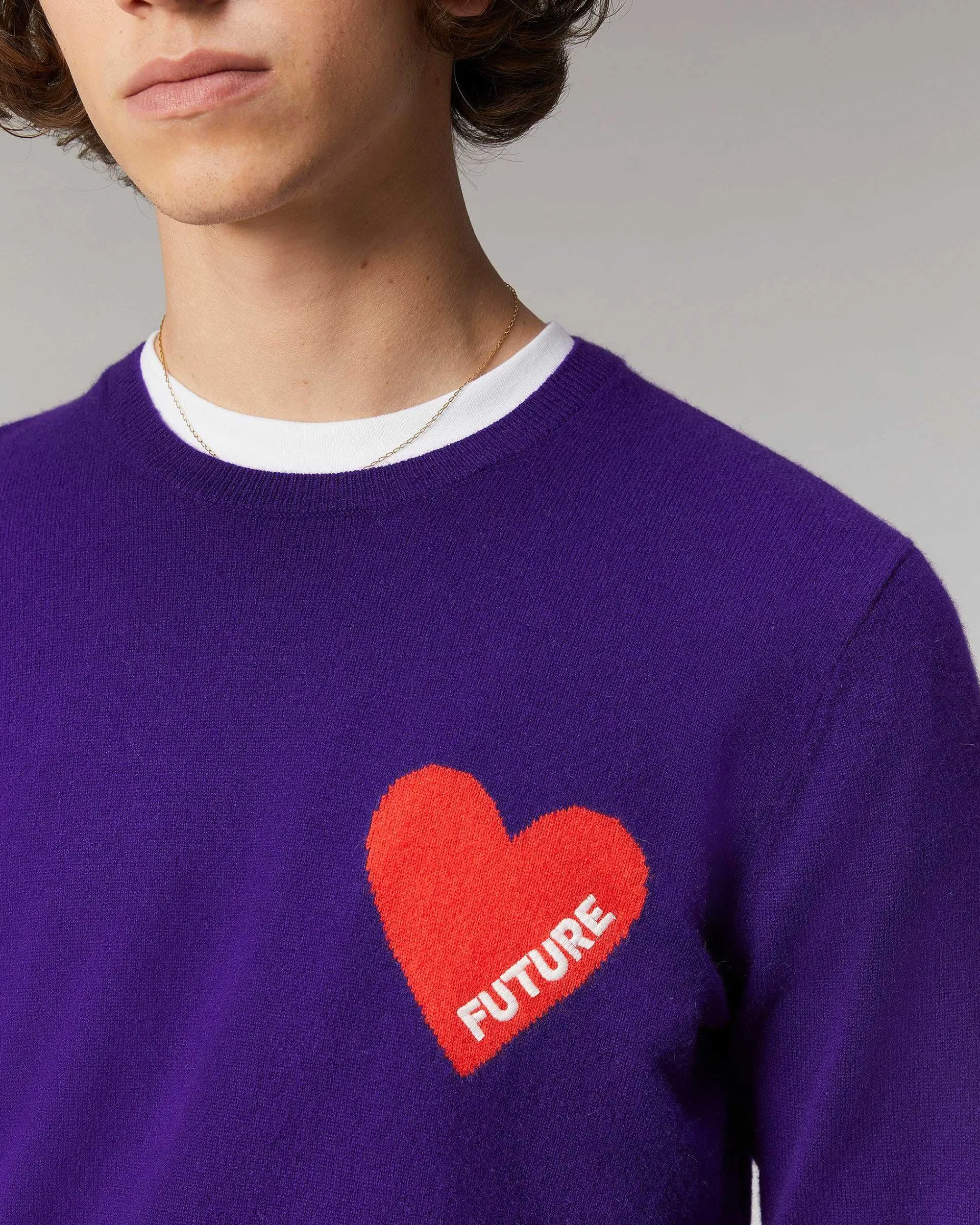 Pull Col Rond Coeur*FROM FUTURE Hot
