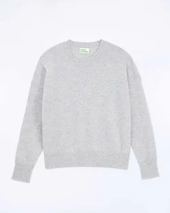 Pull Col Rond Coeur Brode*FROM FUTURE Discount