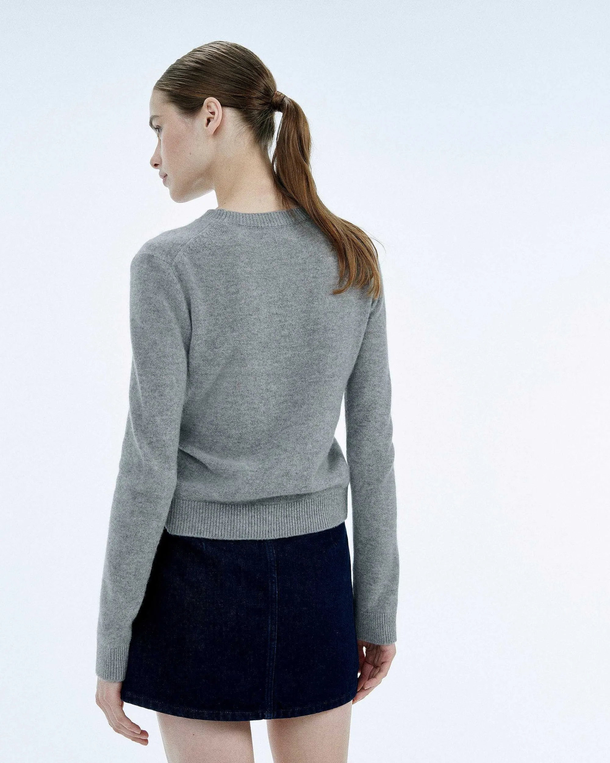 Pull Col Rond Coeur Broderie Future Light*FROM FUTURE Discount