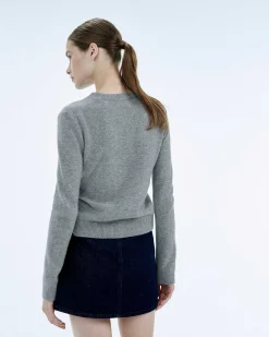 Pull Col Rond Coeur Broderie Future Light*FROM FUTURE Outlet