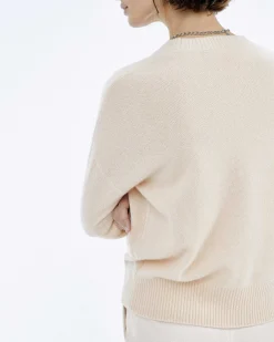 Pull Col Rond Coeur Brode*FROM FUTURE