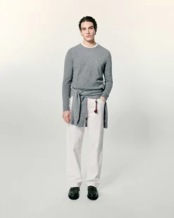 Pull Col Rond Coeur Brode*FROM FUTURE Outlet