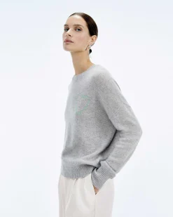 Pull Col Rond Coeur Brode*FROM FUTURE Hot