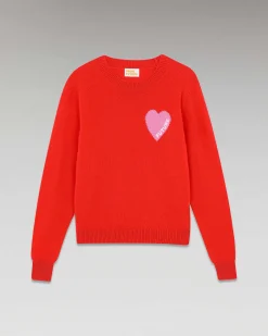 Pull Col Rond Coeur Leger*FROM FUTURE New