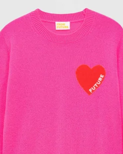 Pull Col Rond Coeur Leger*FROM FUTURE New
