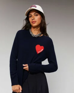 Pull Col Rond Coeur Leger*FROM FUTURE Online