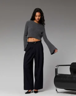 Pull Col Rond Court Manches Evasees*FROM FUTURE Best