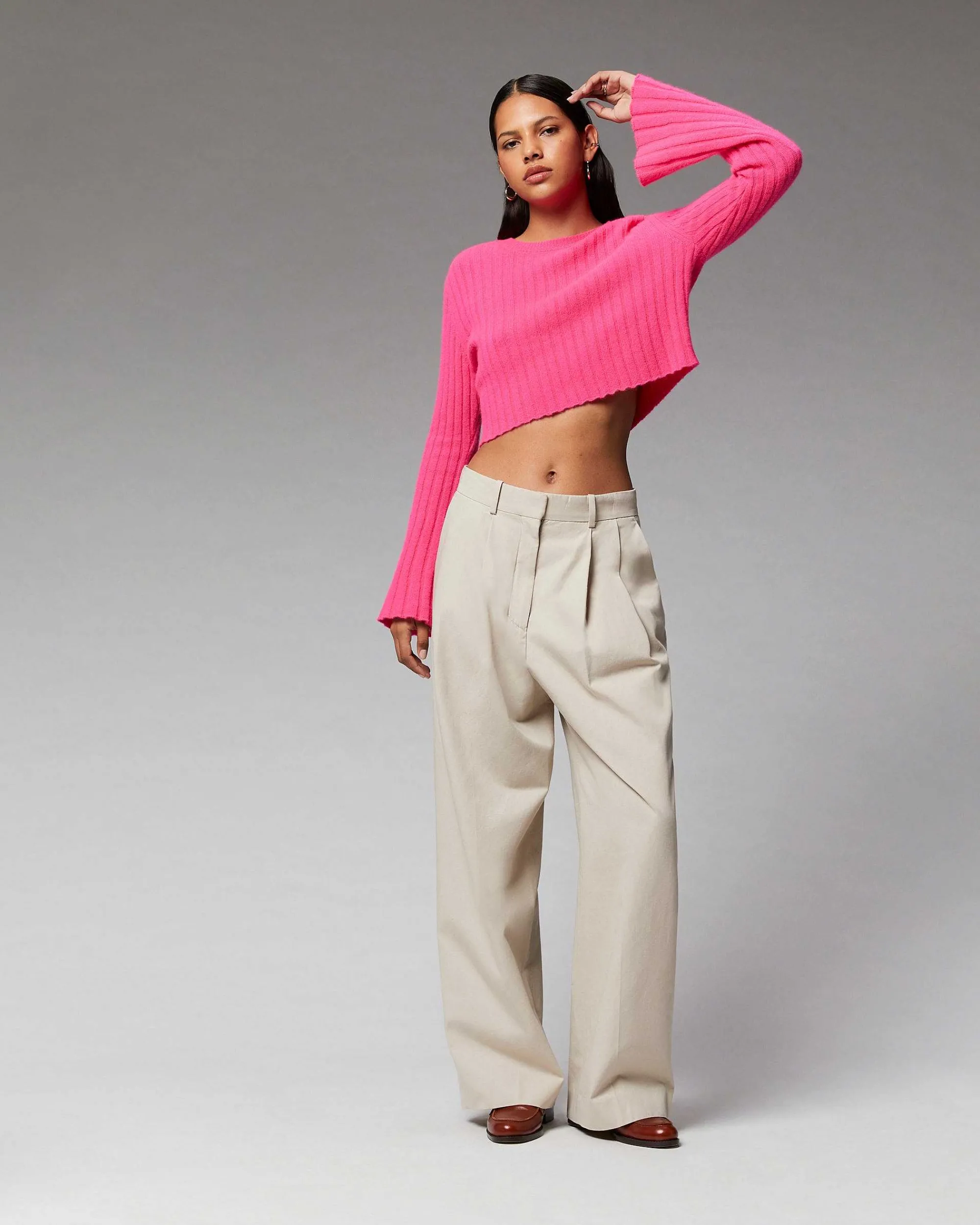 Pull Col Rond Court Manches Evasees*FROM FUTURE Clearance