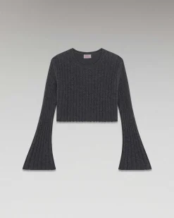 Pull Col Rond Court Manches Evasees*FROM FUTURE Online