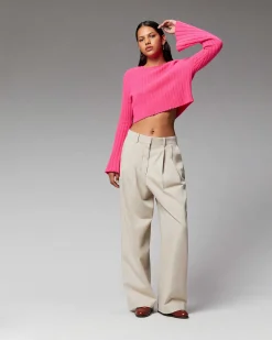 Pull Col Rond Court Manches Evasees*FROM FUTURE Outlet