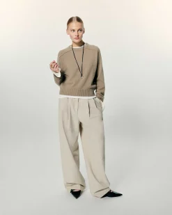 Pull Col Rond Coutures Apparentes*FROM FUTURE Clearance