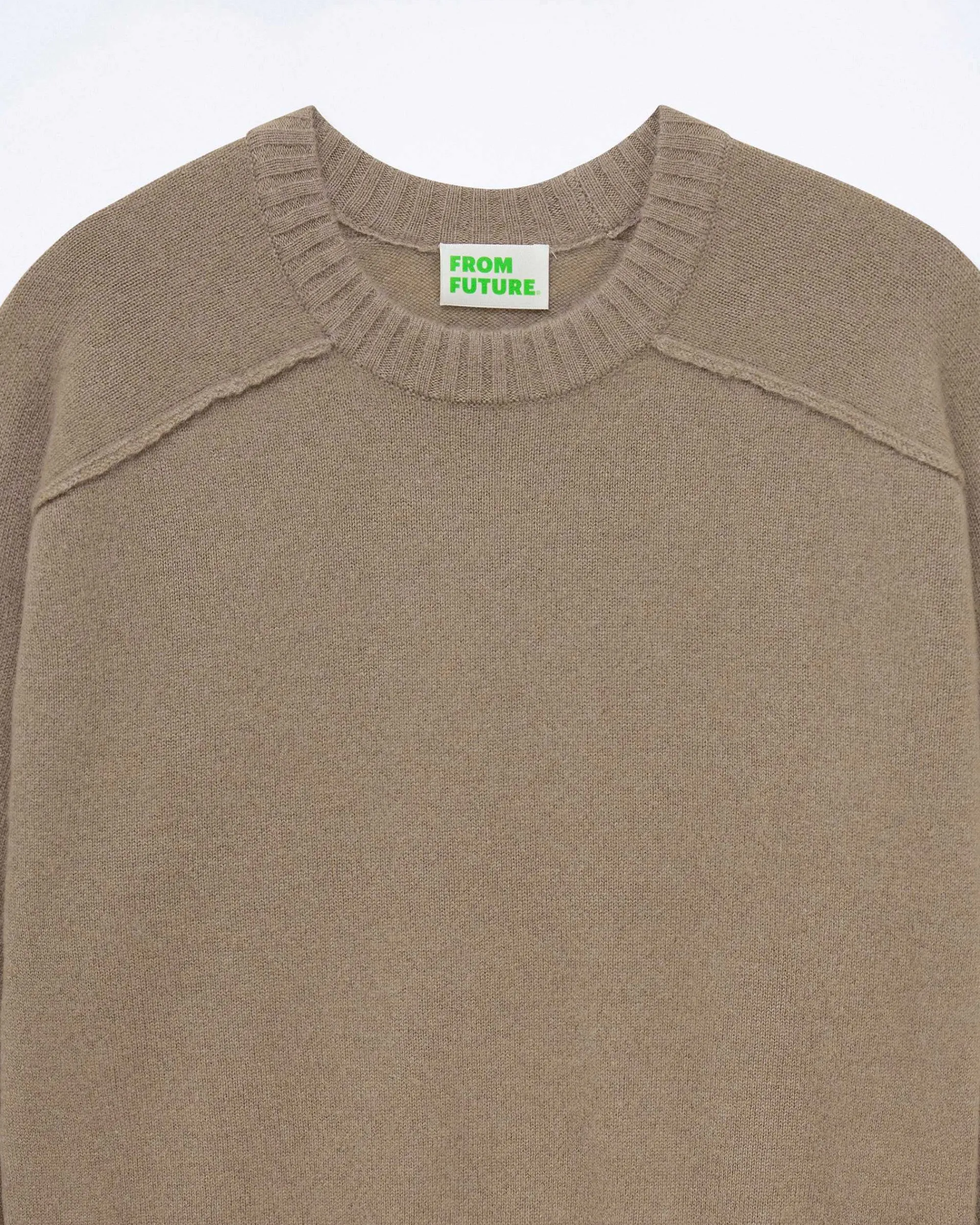 Pull Col Rond Coutures Apparentes*FROM FUTURE Clearance