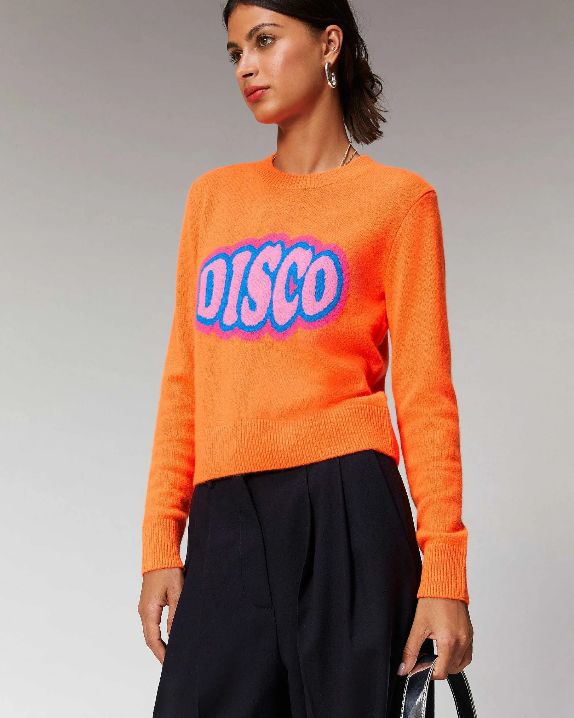 Pull Col Rond Disco Leger*FROM FUTURE Online