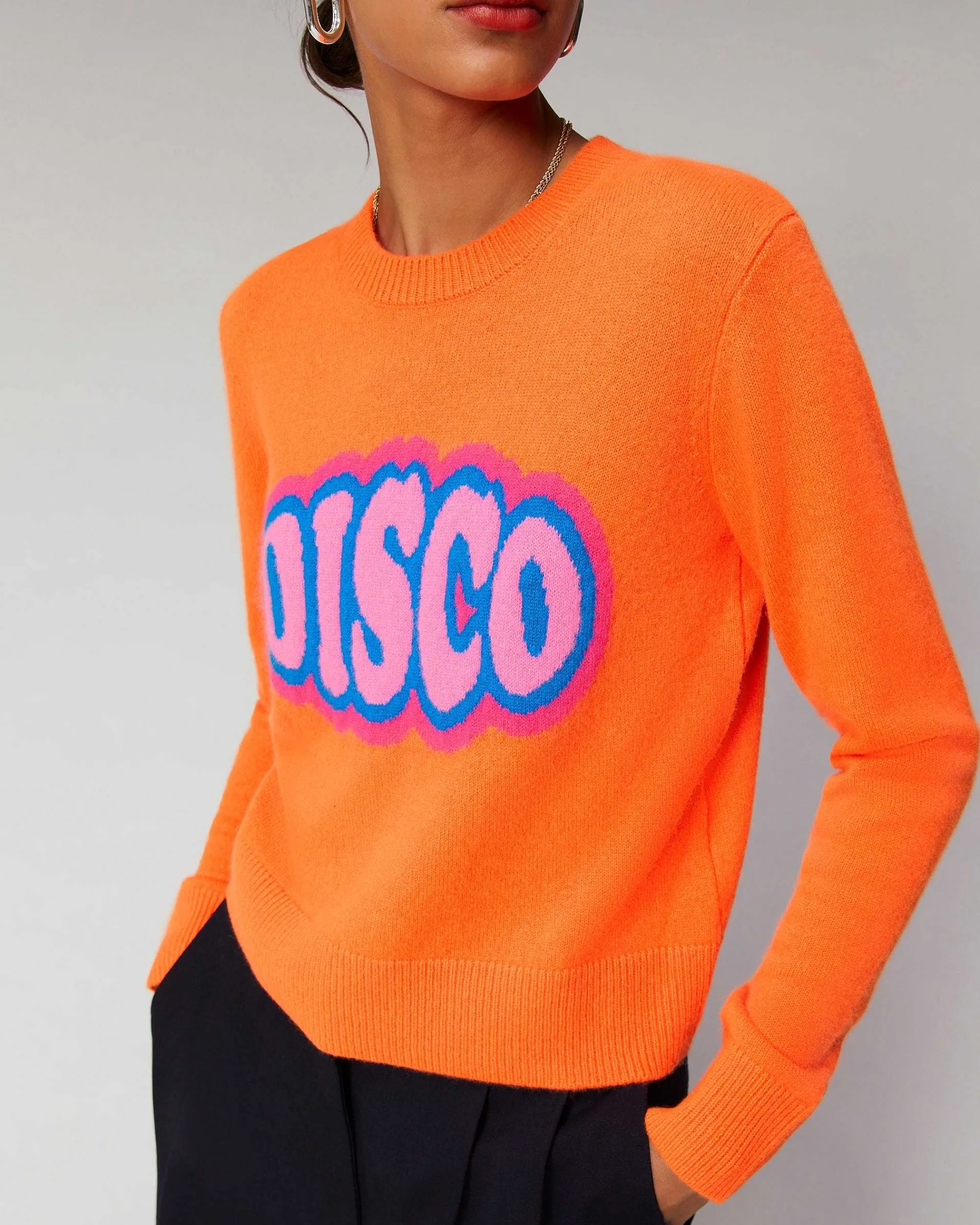 Pull Col Rond Disco Leger*FROM FUTURE Online