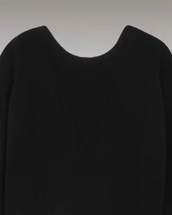 Pull Col Rond Dos Nu Leger*FROM FUTURE Clearance