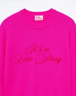 Pull Col Rond It'S A Love Story*FROM FUTURE Hot