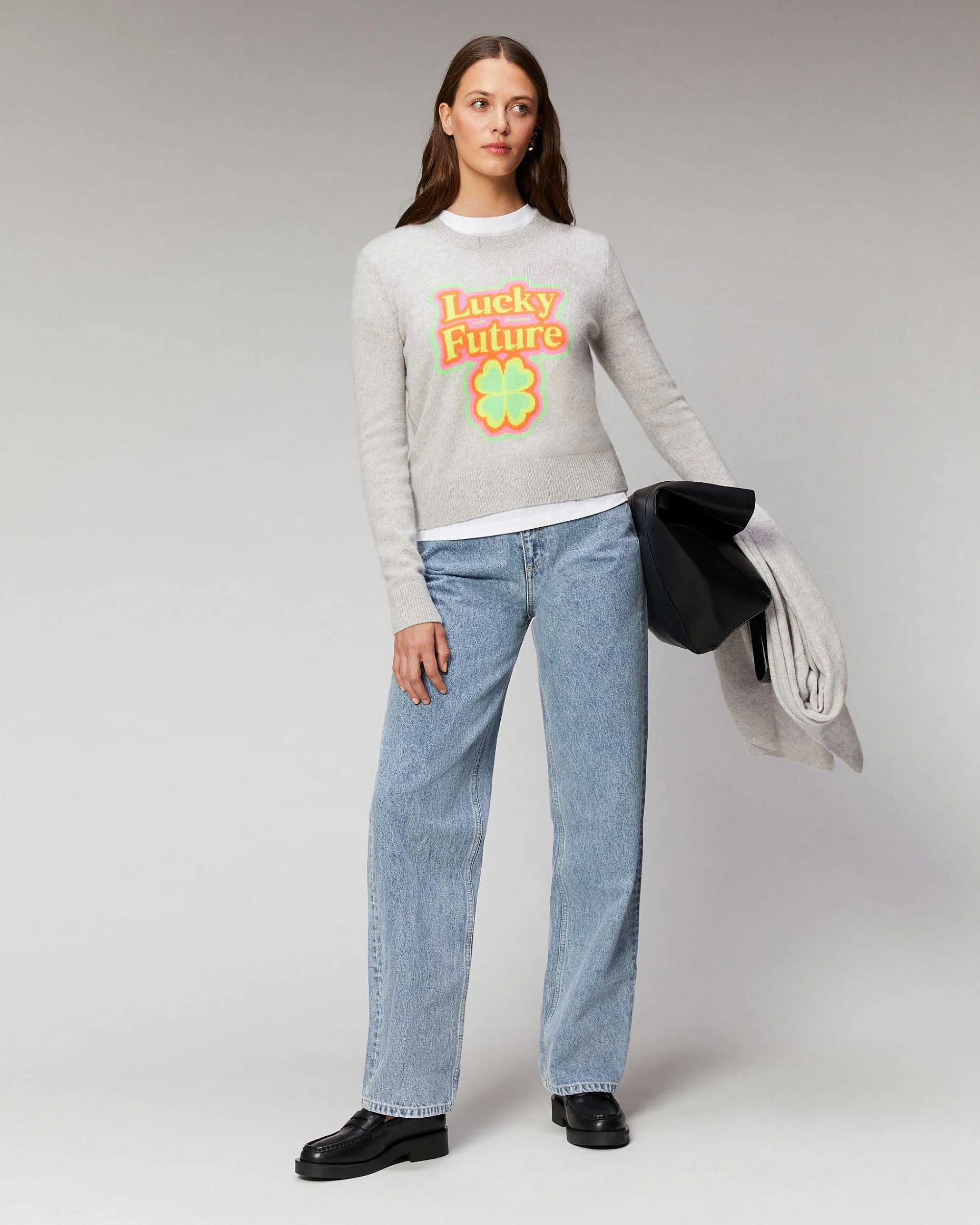 Pull Col Rond Lucky Future Leger*FROM FUTURE Online