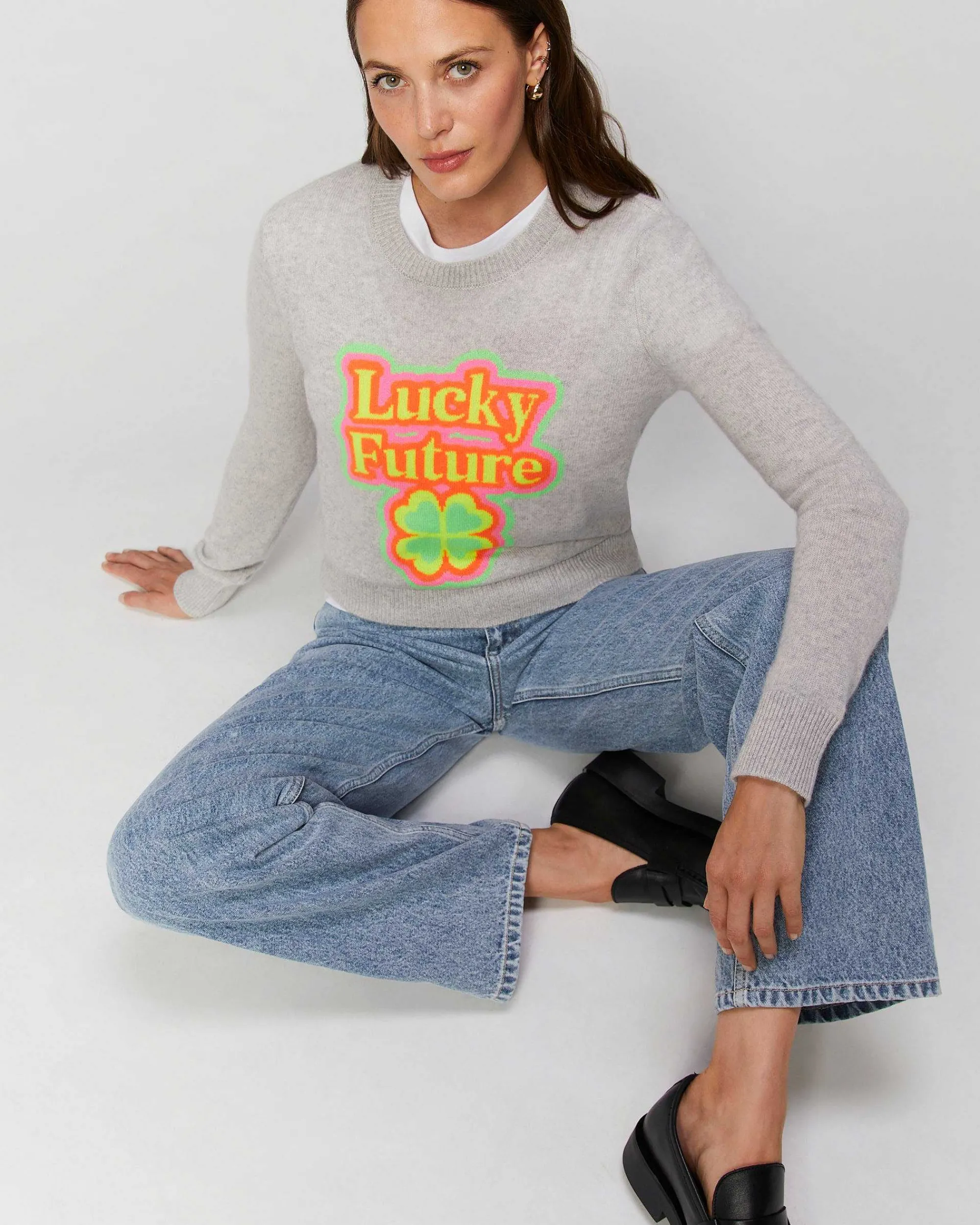Pull Col Rond Lucky Future Leger*FROM FUTURE Online