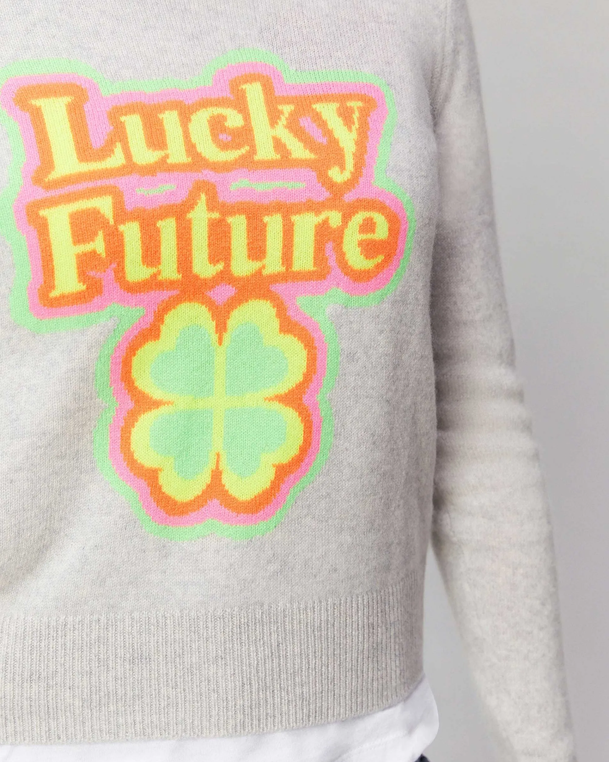 Pull Col Rond Lucky Future Leger*FROM FUTURE Online