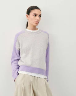 Pull Col Rond Manches Contrastees*FROM FUTURE Sale