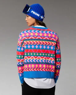 Pull Col Rond Norvegien Allover*FROM FUTURE Hot