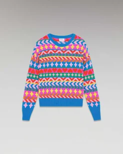 Pull Col Rond Norvegien Allover*FROM FUTURE Hot