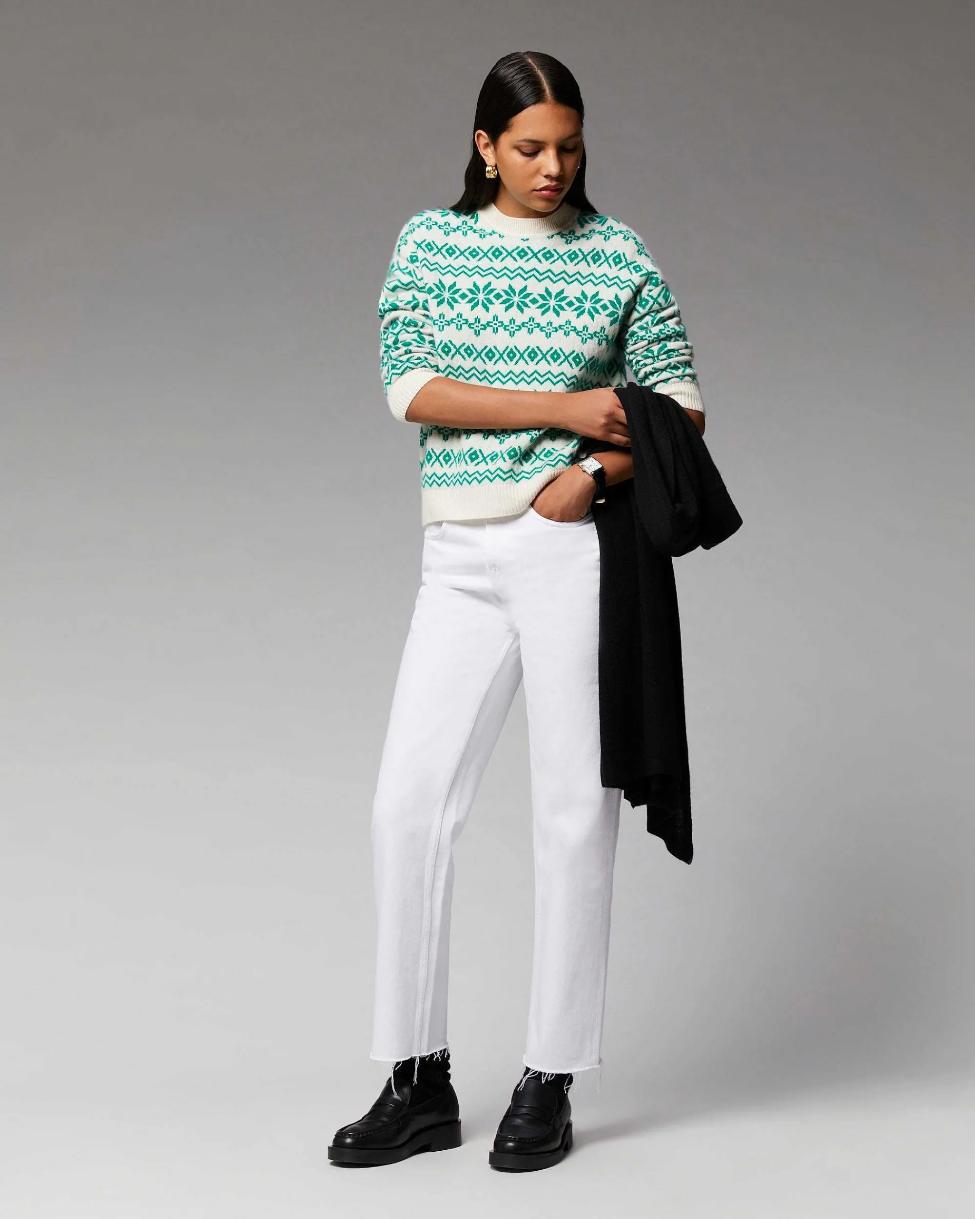 Pull Col Rond Norvegien Bicolore*FROM FUTURE New