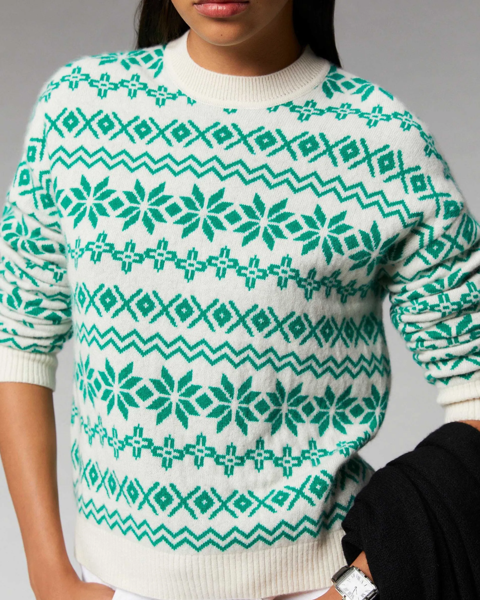 Pull Col Rond Norvegien Bicolore*FROM FUTURE New