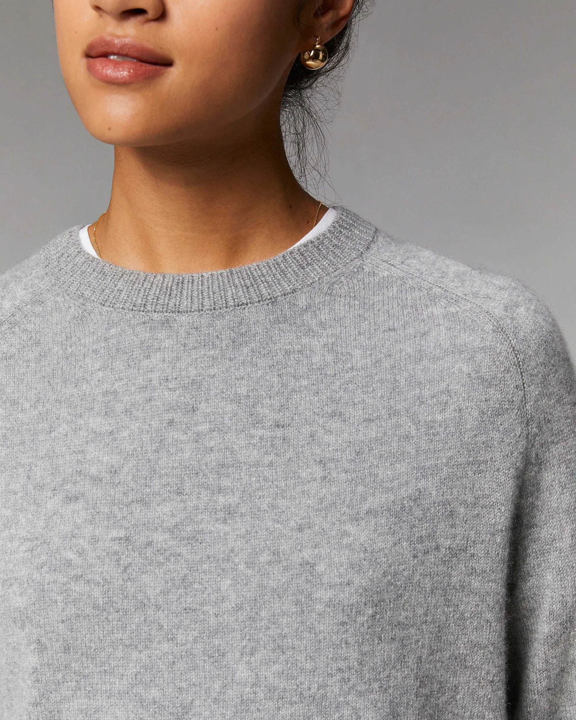 Pull Col Rond Oversize Leger*FROM FUTURE Sale