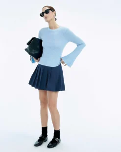 Pull Col Rond Point Bourdon Bicolore*FROM FUTURE Clearance