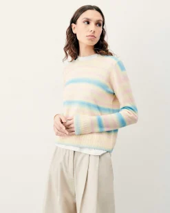 Pull Col Rond Rayures Fondues*FROM FUTURE Sale