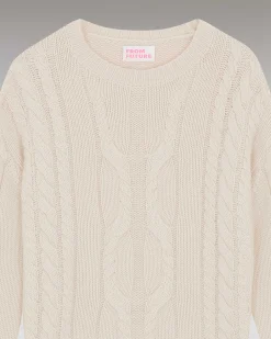 Pull Col Rond Torsades Epais*FROM FUTURE Best