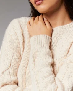 Pull Col Rond Torsades Epais*FROM FUTURE Sale