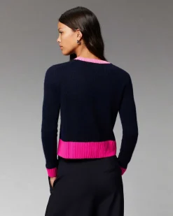 Pull Col Rond Tricolore*FROM FUTURE Outlet