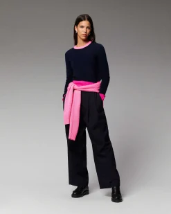 Pull Col Rond Tricolore*FROM FUTURE Clearance