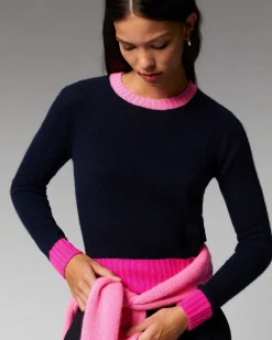 Pull Col Rond Tricolore*FROM FUTURE Clearance