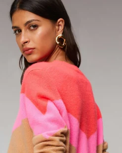 Pull Col Rond Tricolore Leger*FROM FUTURE Clearance