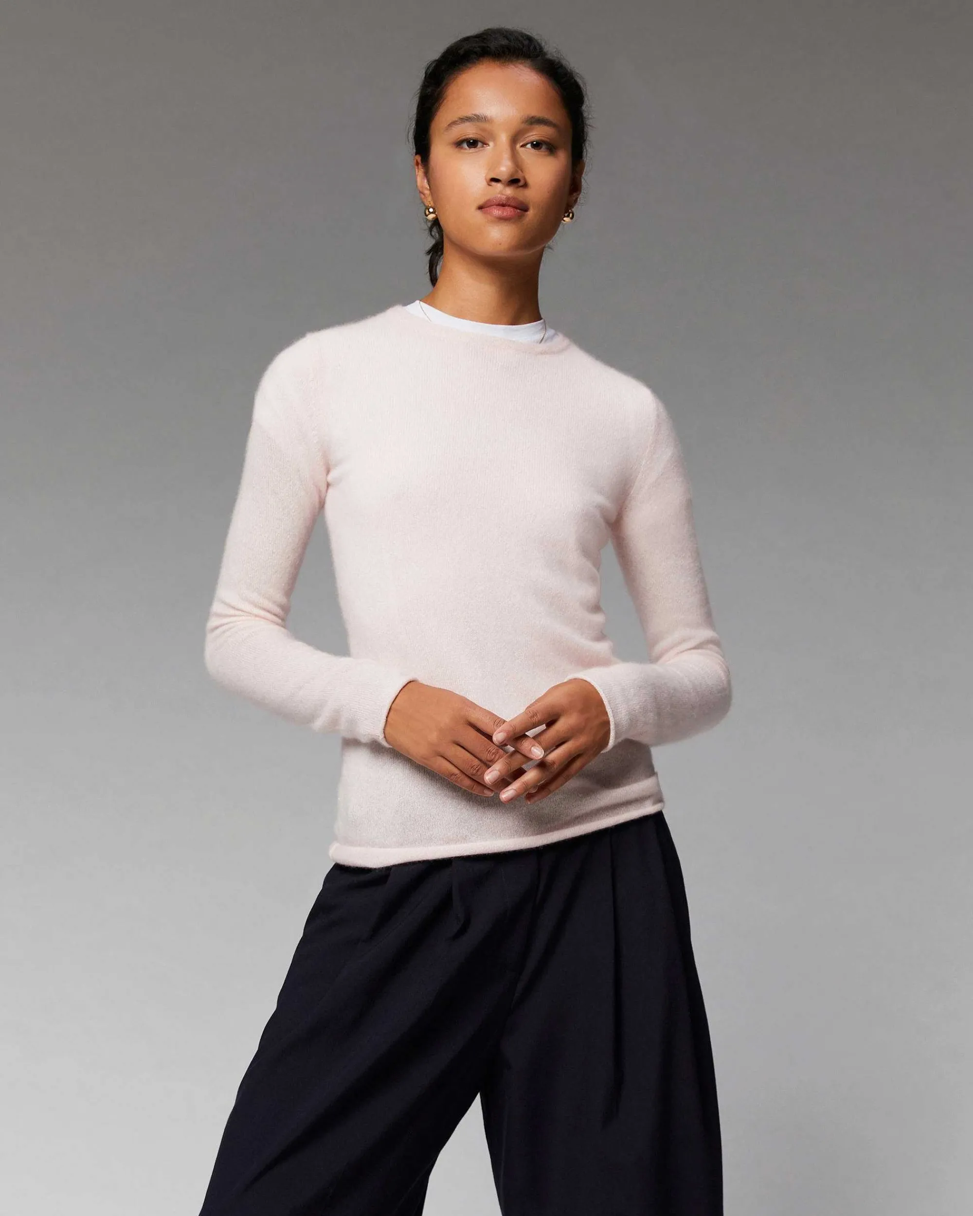 Pull Col Rond T-Shirt Leger*FROM FUTURE Discount