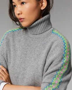 Pull Col Roule Bandes Bicolore*FROM FUTURE Discount